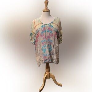 JOHNNY WAS Blouse Size S